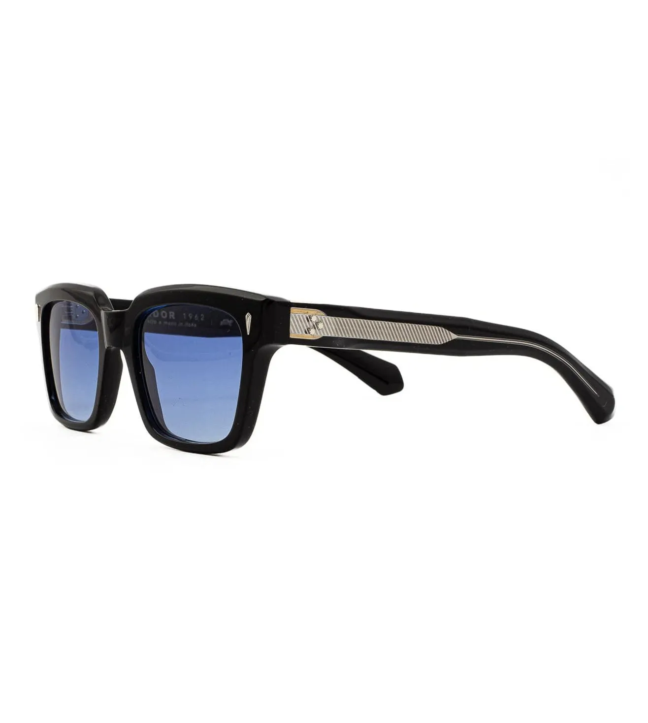 Kador Men's Gradient Blue Square Sunglasses