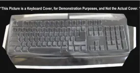 Keyboard Cover for Logitech G19 Keyboard; Keeps Out Dirt Dust Liquids and Contaminants - Keyboard not Included