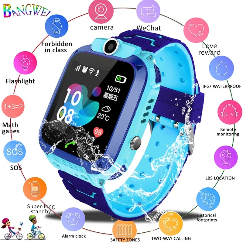 Kid SmartWatches Watch for Children Call Location Finder Locator Tracker Anti Lost Monitor Box