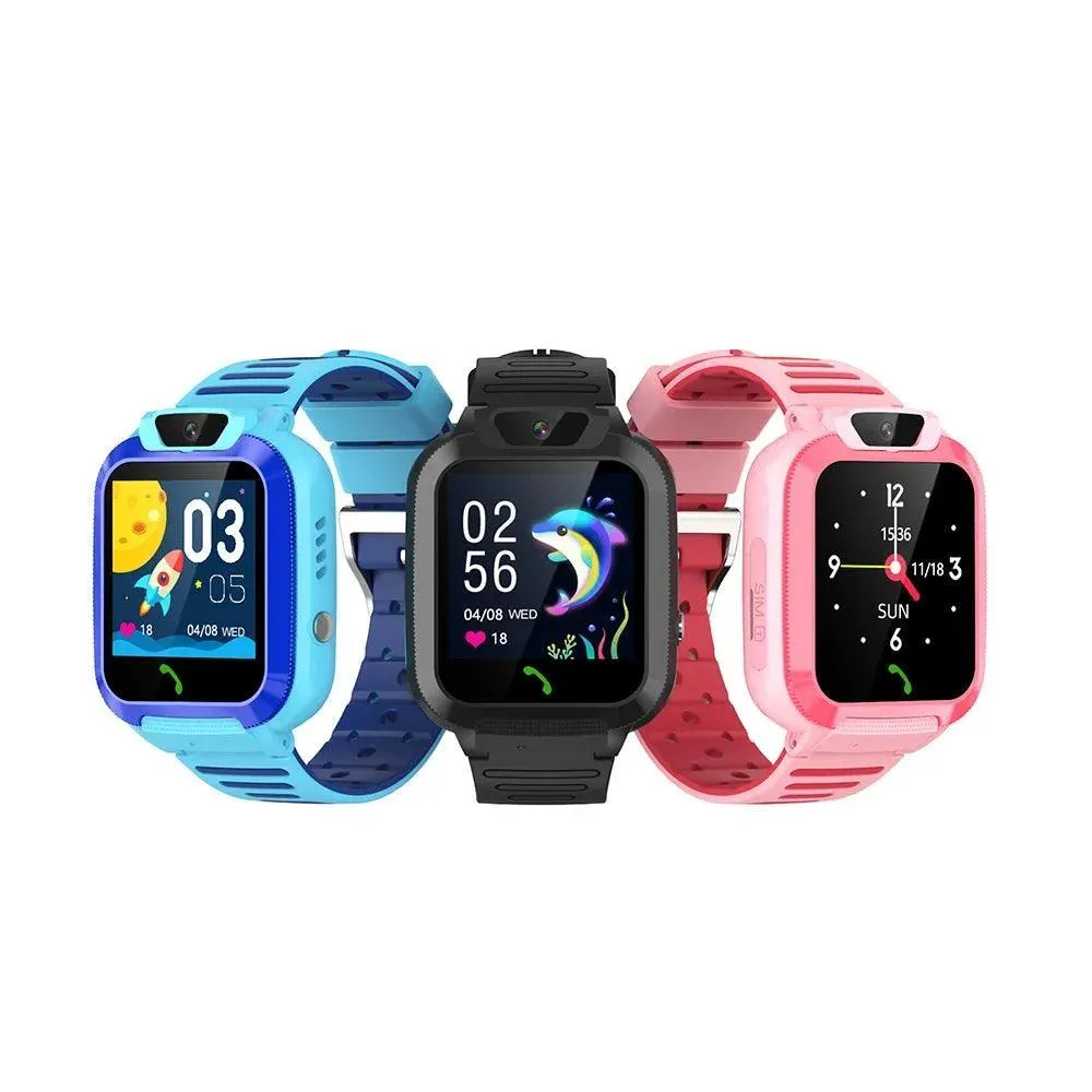 Kids GPS Smartwatch: Waterproof Safety Tracker with Camera & 4G Connectivity