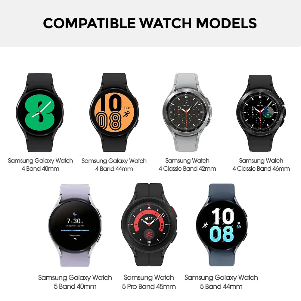 Leather Magnetic Loop Strap | Samsung Galaxy Watch 5 40mm 44mm/Galaxy Pro 5 45mm/Galaxy Watch 4 40mm 44mm | Ash