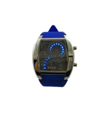 Led electronic aviation watch men's fashion sports dashboard creative watch