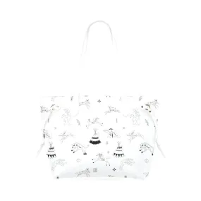 Ledger Dabbles White Clover Canvas Tote Bag