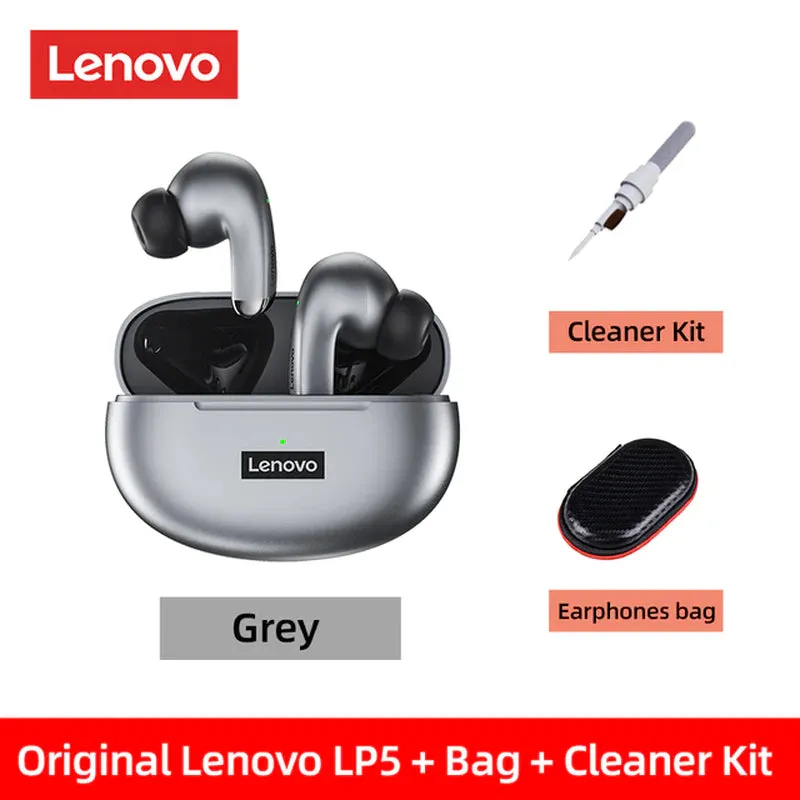 Lenovo LP5 Wireless Bluetooth Earbuds Hifi Music Earphone with Mic Headphones Sports