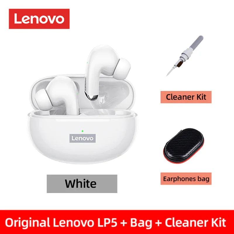 Lenovo LP5 Wireless Bluetooth Earbuds Hifi Music Earphone with Mic Headphones Sports