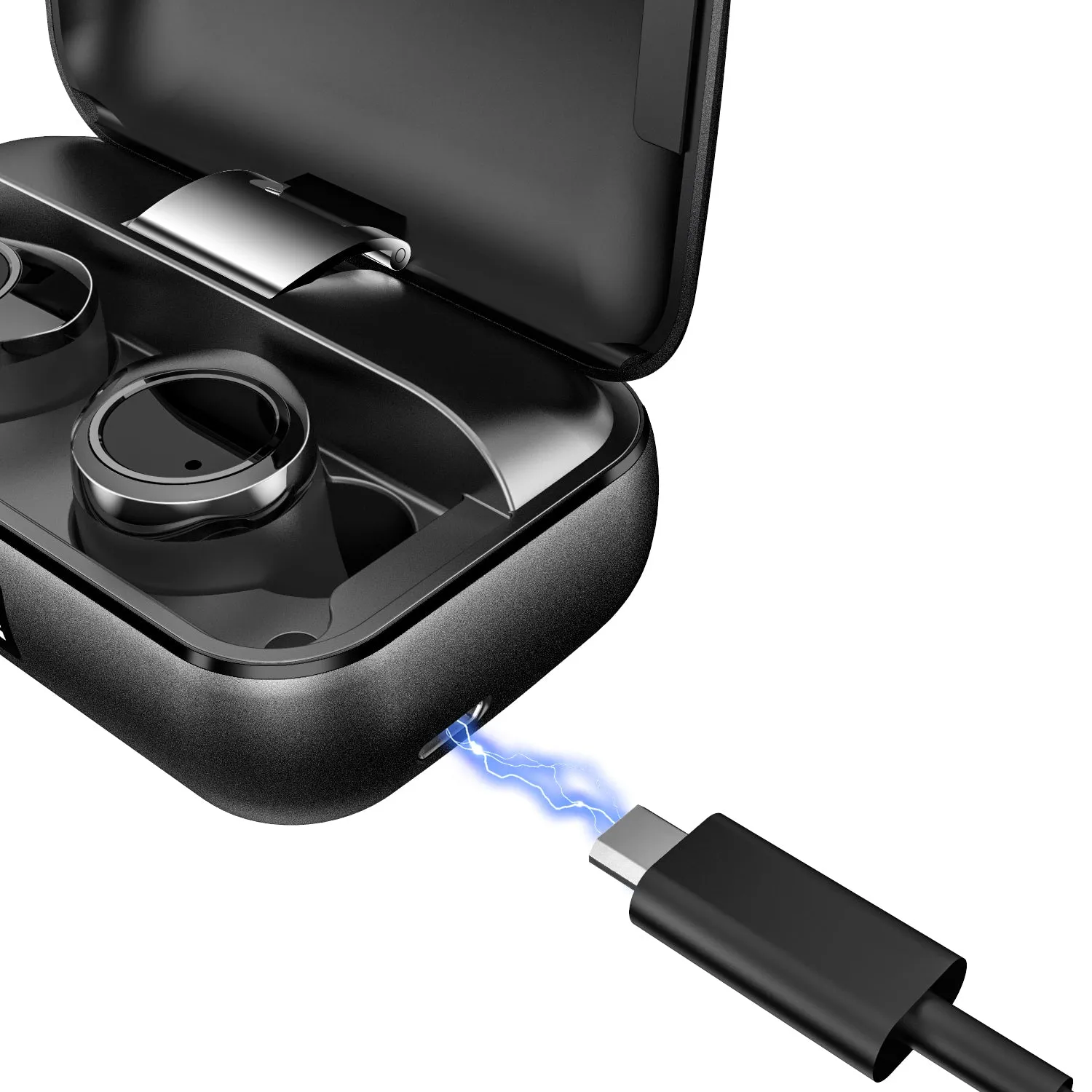 Lexuma XBud-X True Wireless In-Ear Waterproof Earbuds with 2600 mAh Metal Charging Case [Bluetooth 5.0]