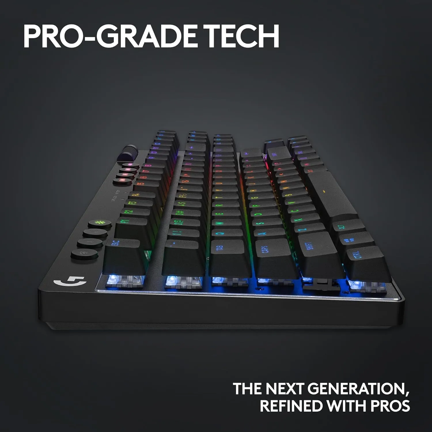 Logitech G PRO X TKL Lightspeed 無線機械電競鍵盤 (觸感茶軸) - Black 黑色 920-012137 原裝行貨