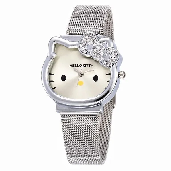 Luxury Crystal Kitty Watch