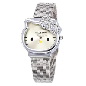 Luxury Crystal Kitty Watch