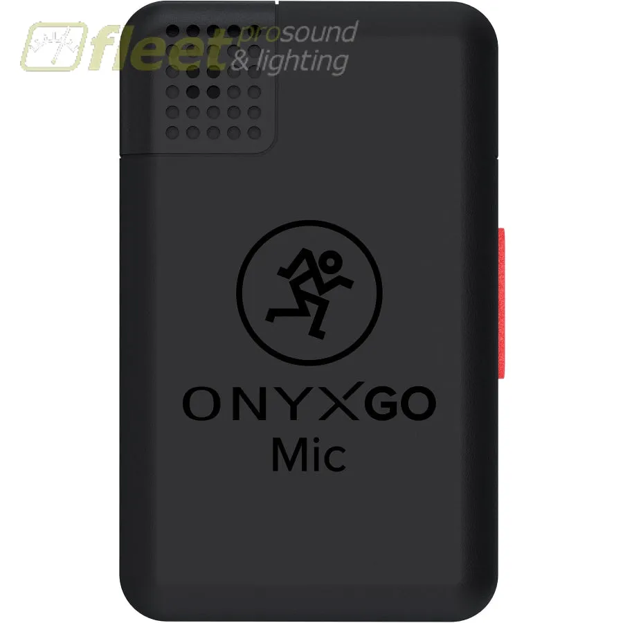 Mackie OnyxGO Mic Wireless Clip-on Mic with Companion App