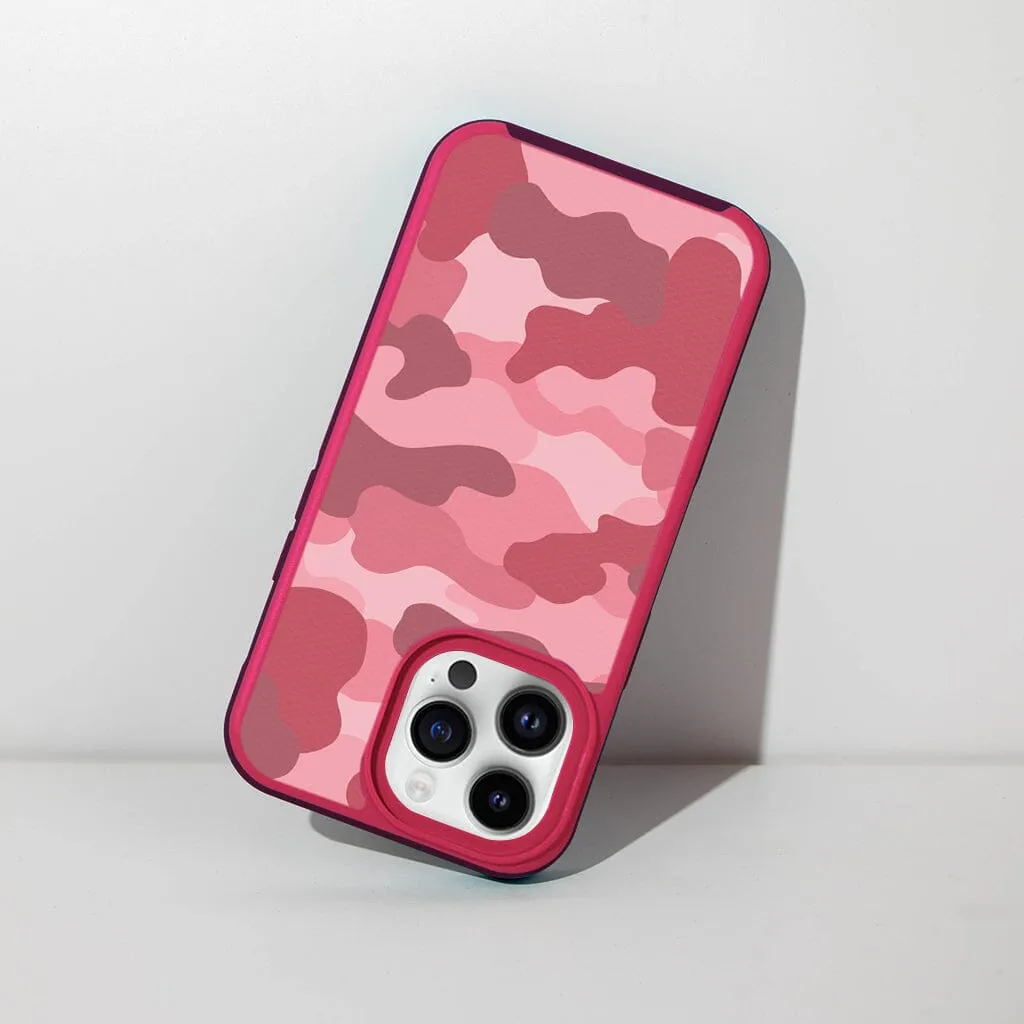 MagSafe iPhone 13 Pro Pink Camo Case