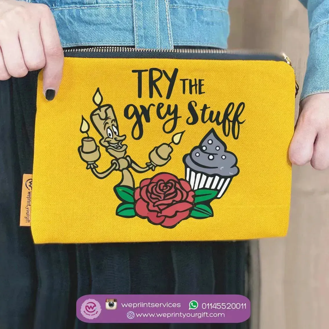 Makeup & Pencil Case-- Beauty and the Beast