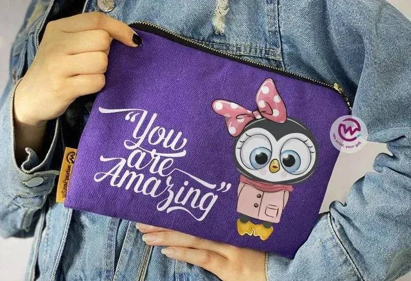 Makeup & Pencil Case - Owl-A