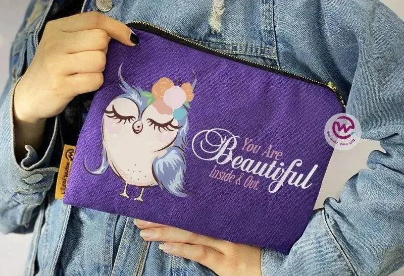 Makeup & Pencil Case - Owl-A