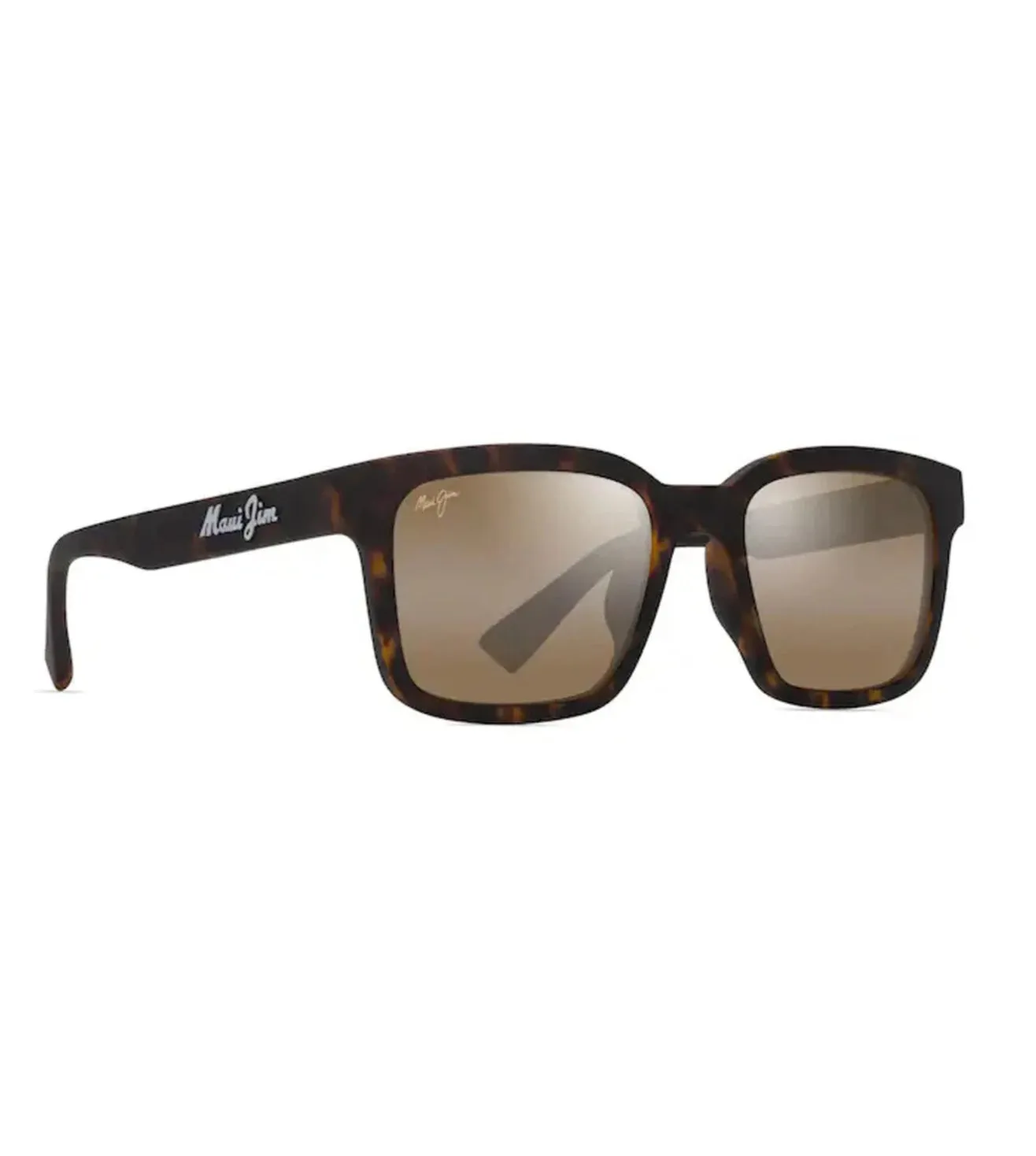 Maui Jim Unisex Brown Rectangular Sunglasses