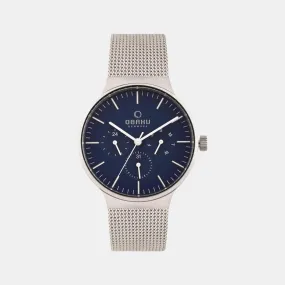 Men Blue Analog Stainless Steel Watch V229GMCLMC