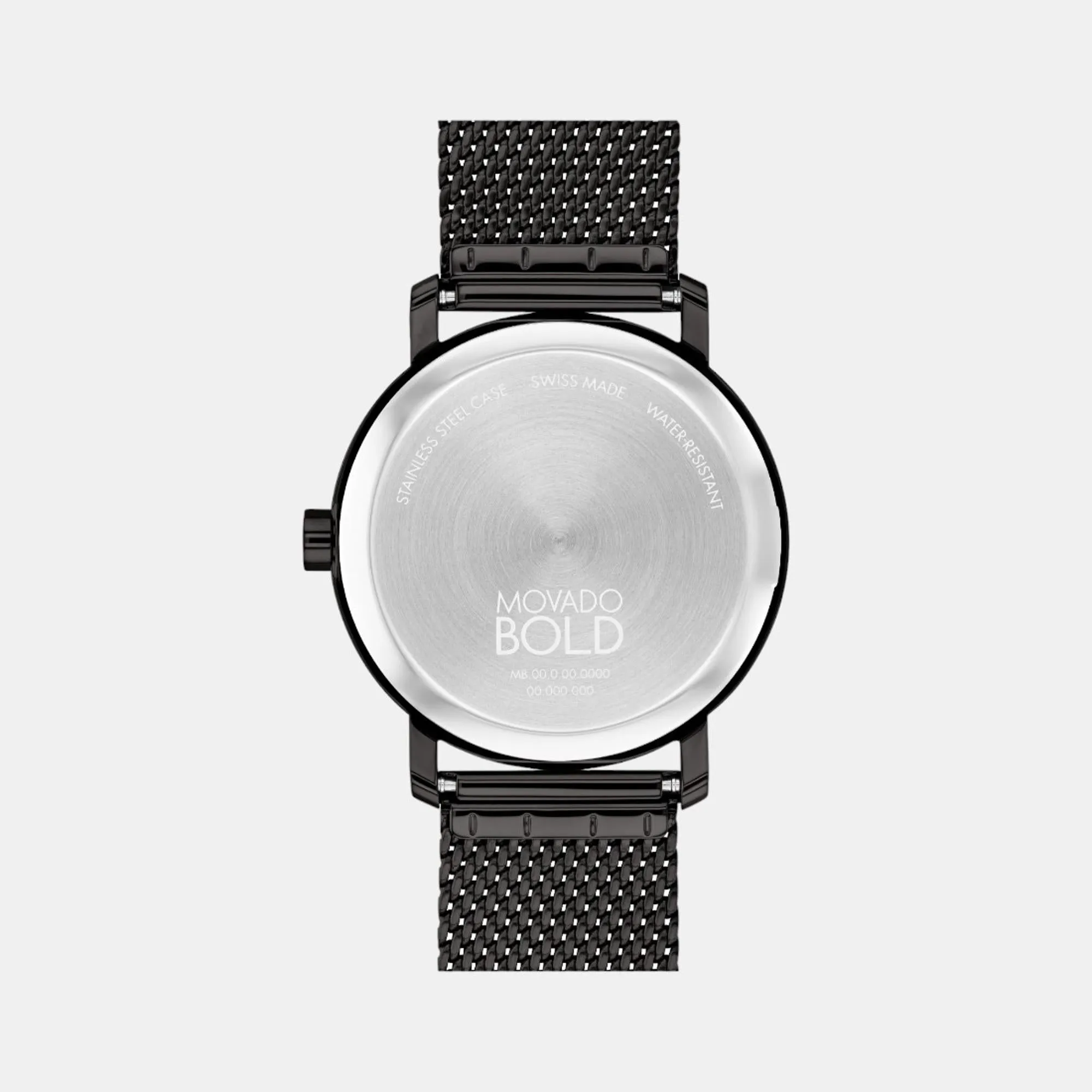 Men Quartz Analog Black Dial Mesh Watch 3601072