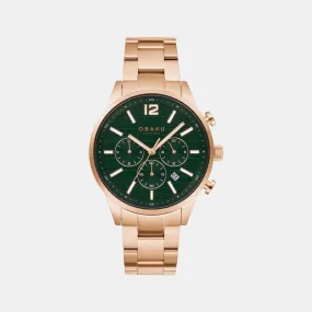 Men's Green Stainless Steel Chronograph Watch V205GUVESV