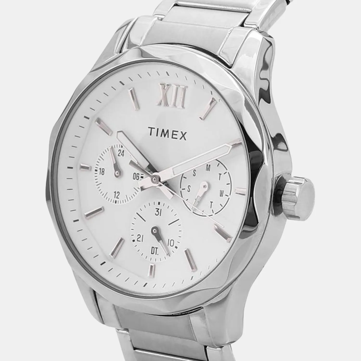 Men's White Analog Stainless Steel Watch TW0TG7602