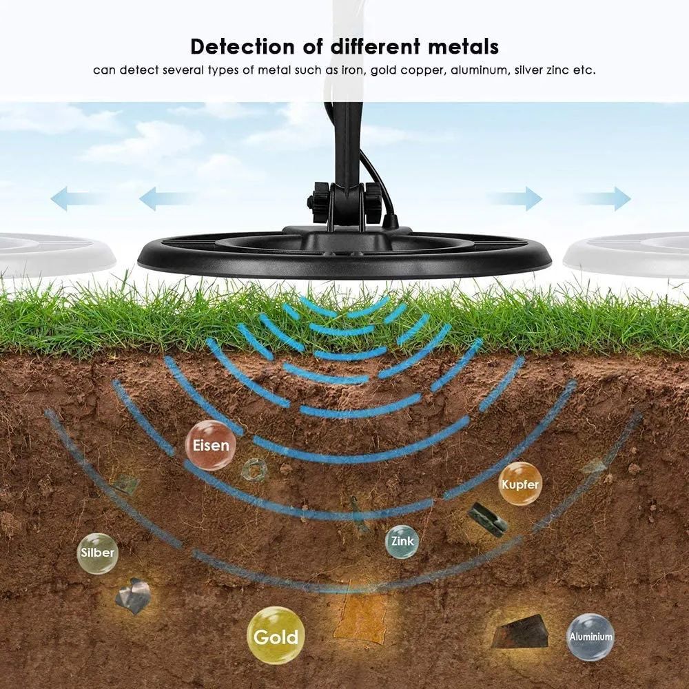 Metal Detector MD3030 high Sensitivity Professional Gold and Silver Copper Money Detector