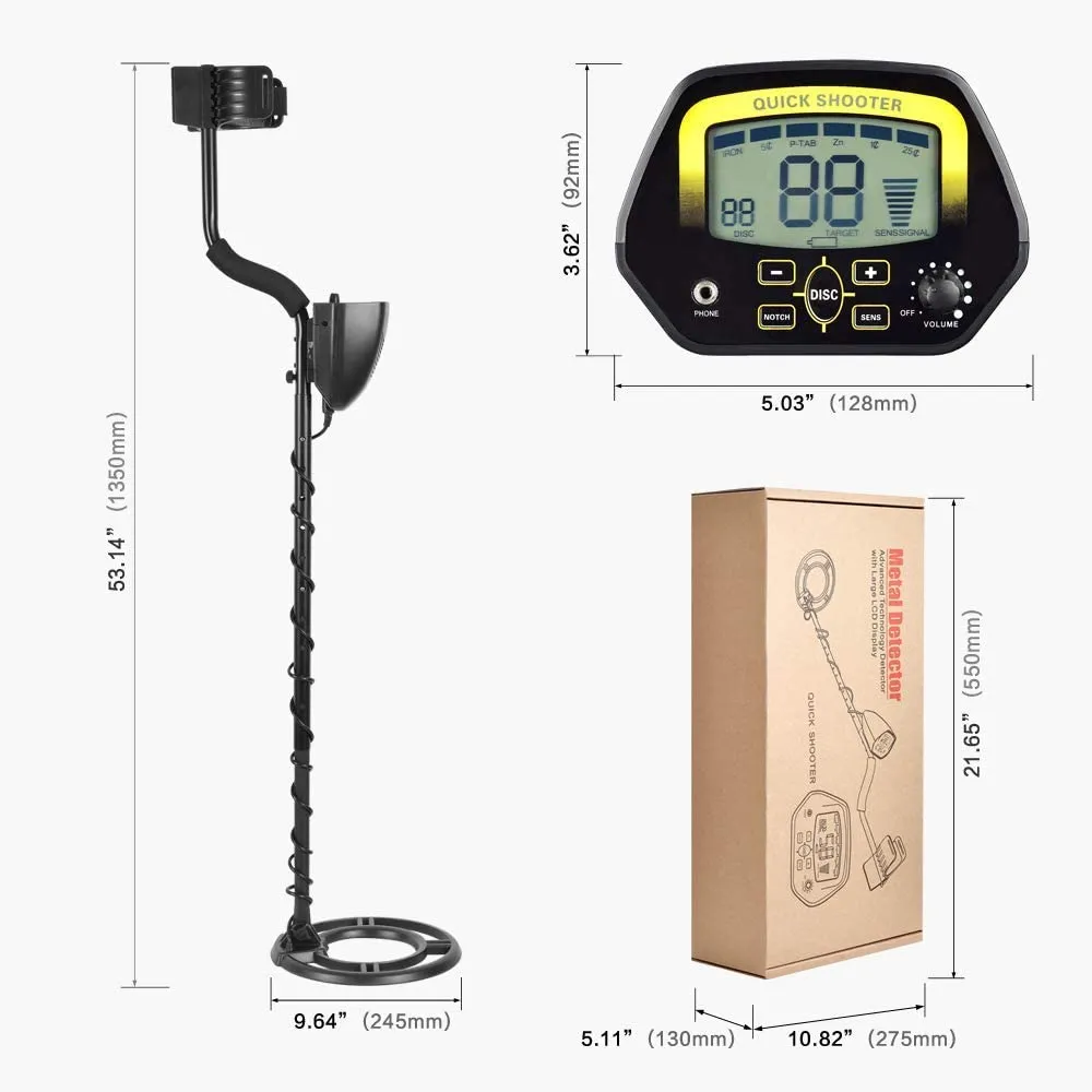 Metal Detector MD3030 high Sensitivity Professional Gold and Silver Copper Money Detector