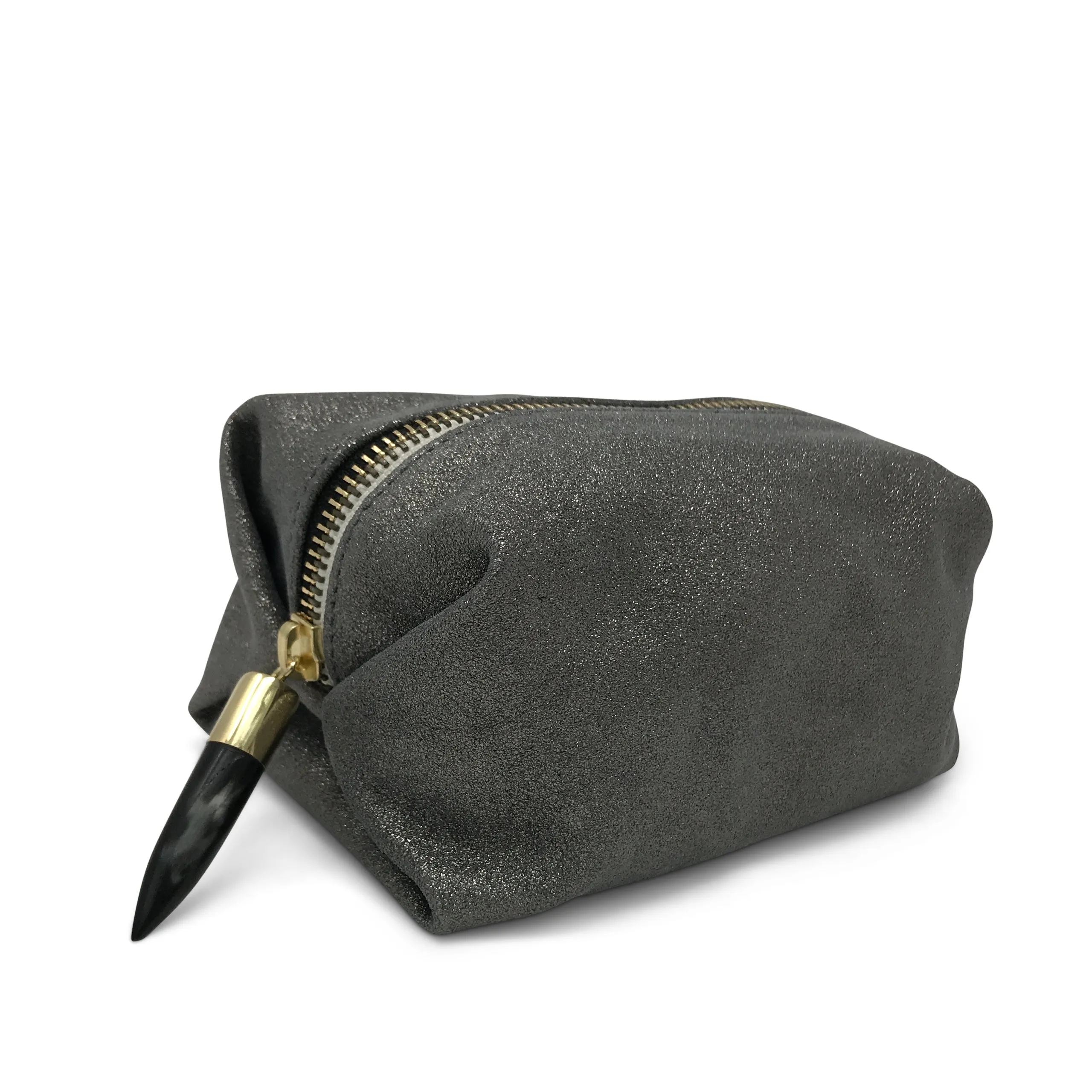 Metallic Grit Cosmetic Case