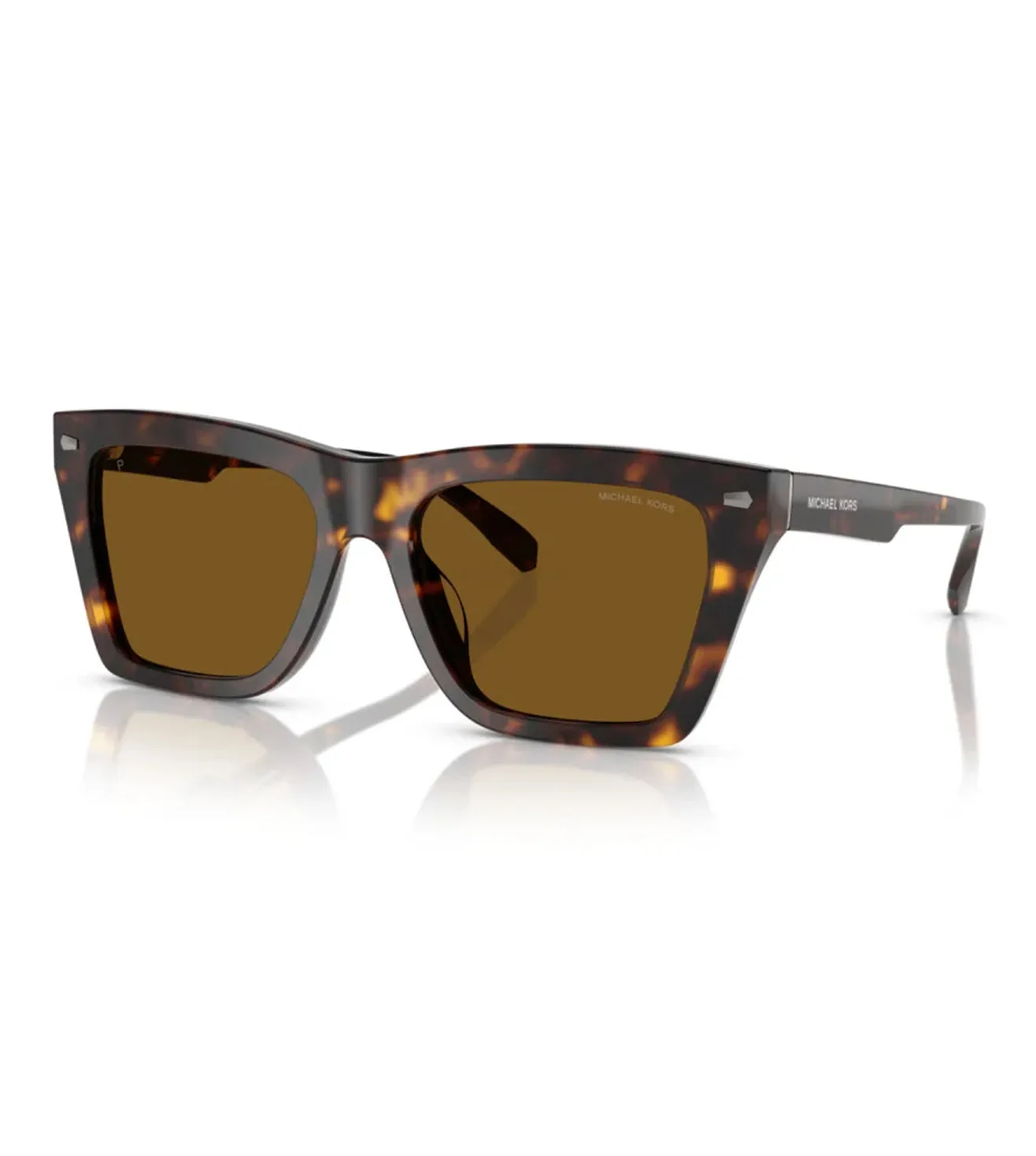 Michael Kors Men's Dark Brown Square Sunglasses