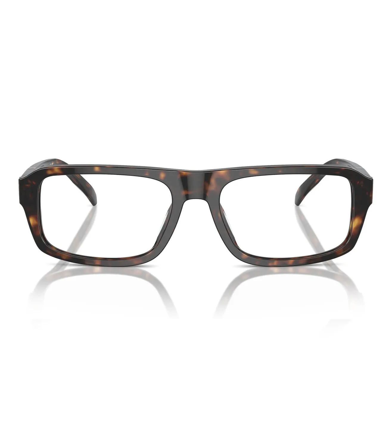 Micheal Kors Men's Dark Tortoise Rectangular Optical Frame