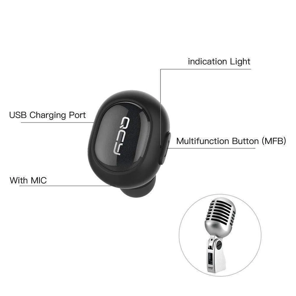 Mini In Ear Wireless Bluetooth 4.1 Earbud for iPhone/Samsung