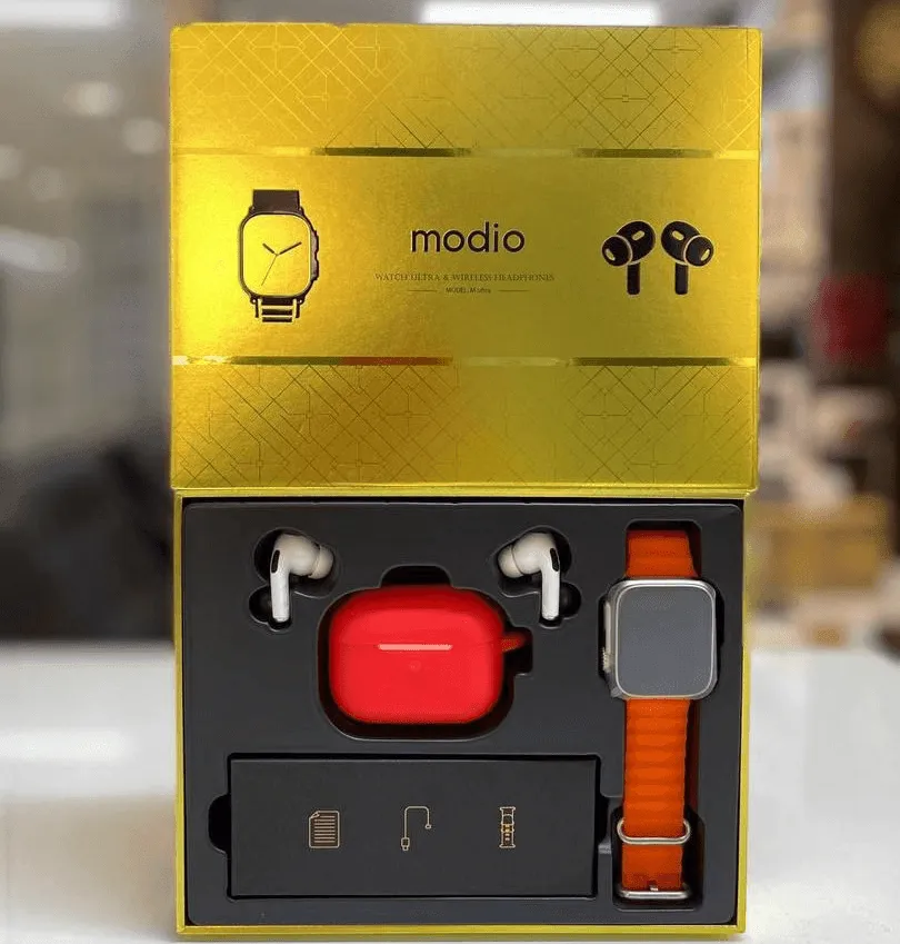 Modio M Ultra Smartwatch With Earbuds