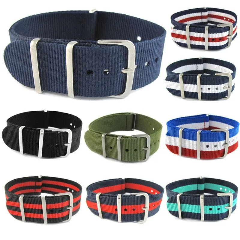 Nato Nylon Watch Straps Compatible with the Seiko 22mm Range