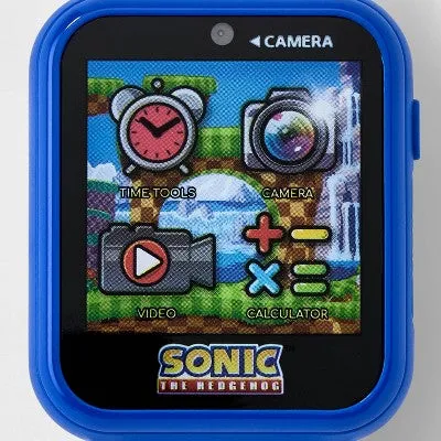 New - Boys' Sega Sonic the Hedgehog Interactive Smart Watch - Blue