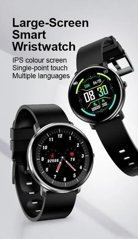 New IP67 Waterproof Heart Rate Fitness Tracker Digital Bracelet Wrist Smartwatch