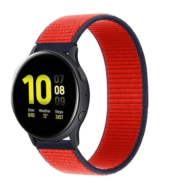 Nylon Sports Loop Watch Straps Compatible with the Fitbit Charge 3