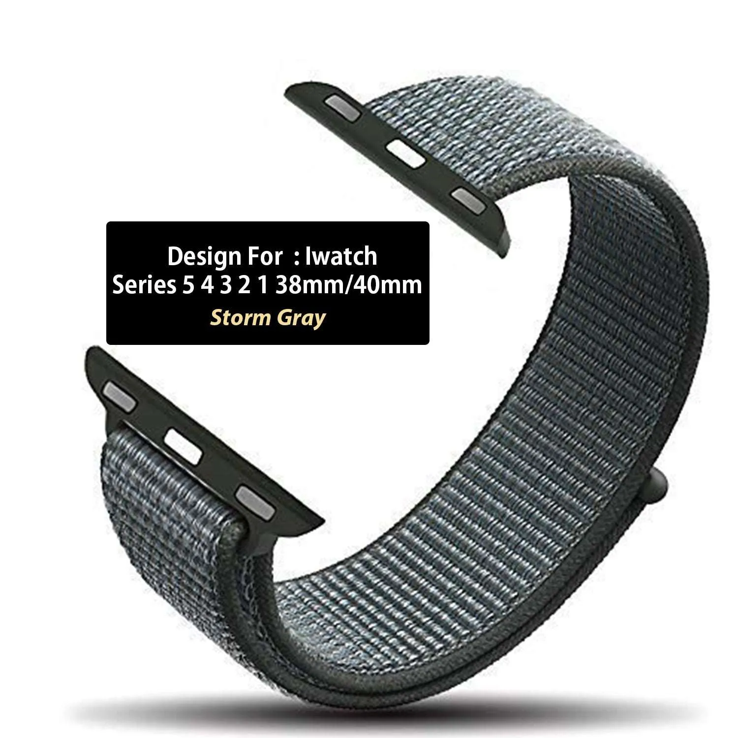 Nylon Velcro Sport Loop Straps for Apple Watch  38mm | 40mm | 41mm