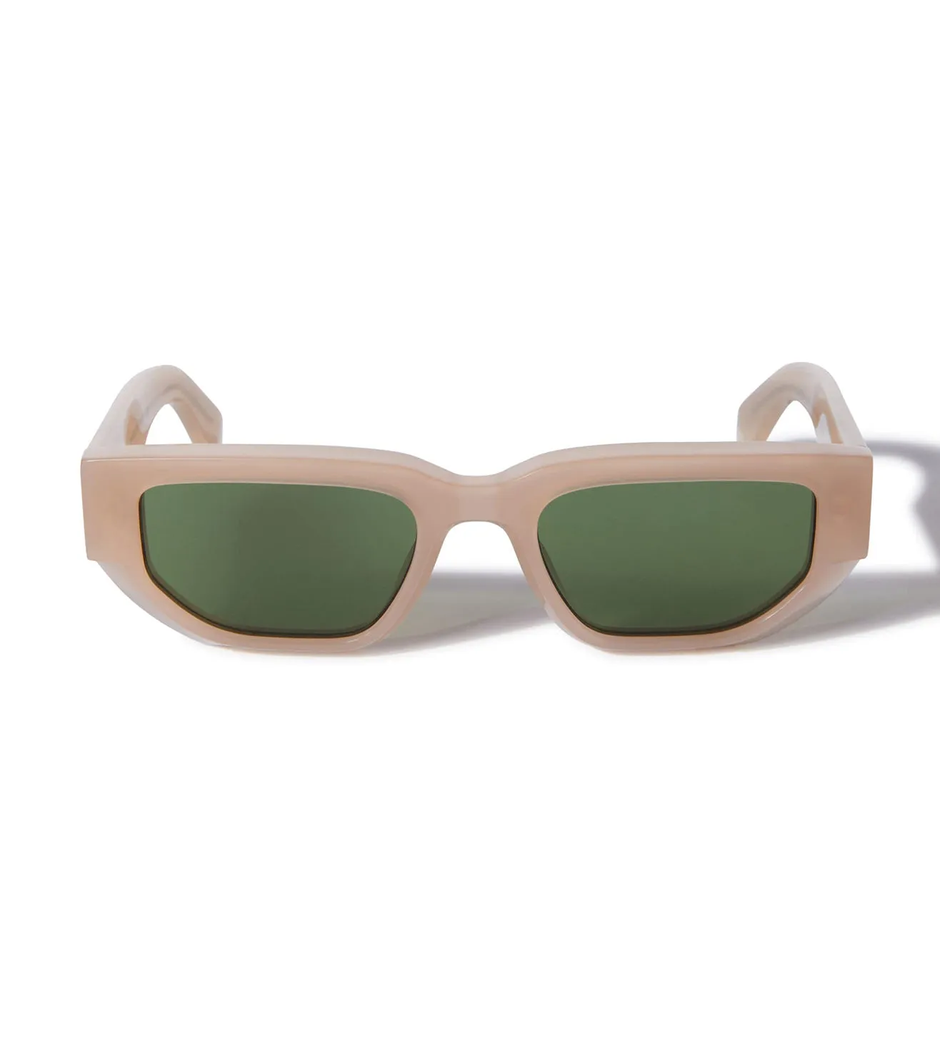 OFF White Greeley Men's Green Rectangular Sunglasses