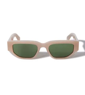 OFF White Greeley Men's Green Rectangular Sunglasses