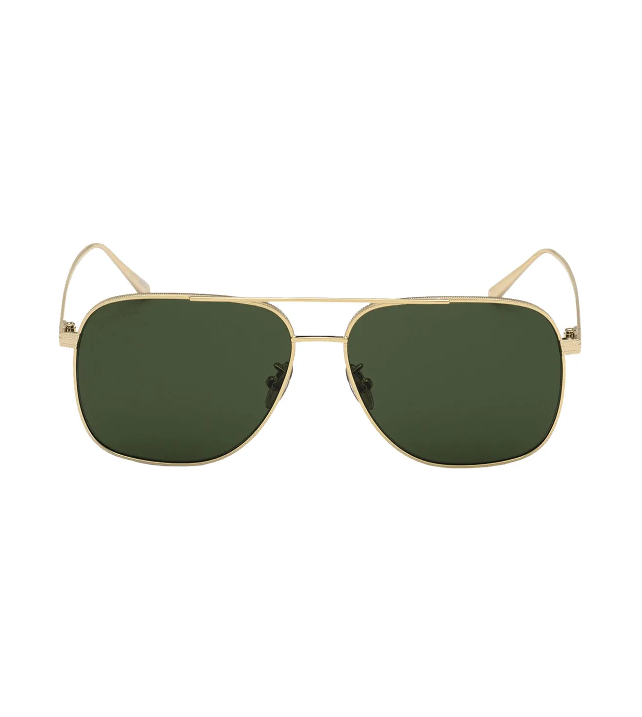 Omega Men's Green Aviator Sunglasses