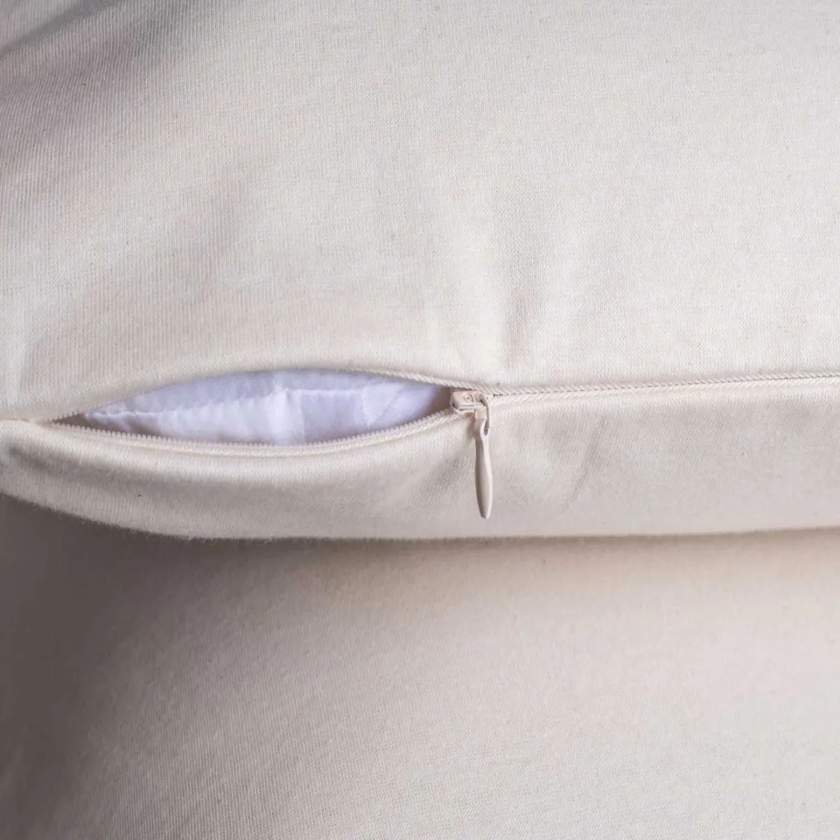 Organic Cotton Waterproof Pillow Case Encasement Pair