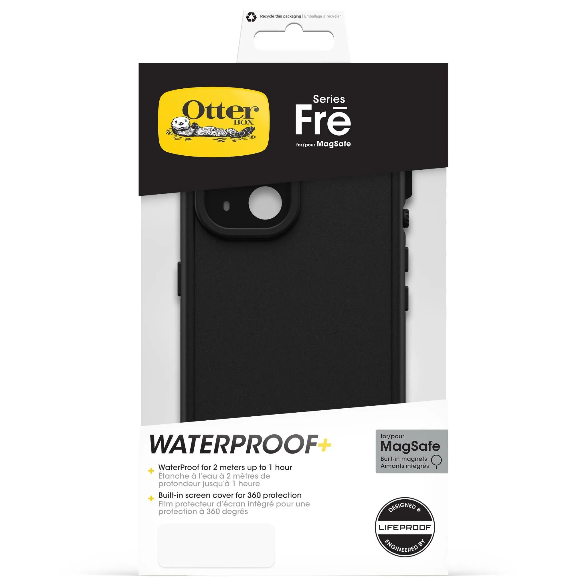 Otterbox Fre MagSafe Case for iPhone 15 (Black)