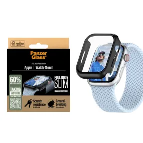 PanzerGlass Apple Watch 9/8/7 (45mm) Snappie Full Body Slim Cover m. Indbygget Skærmbeskyttelse - Sort