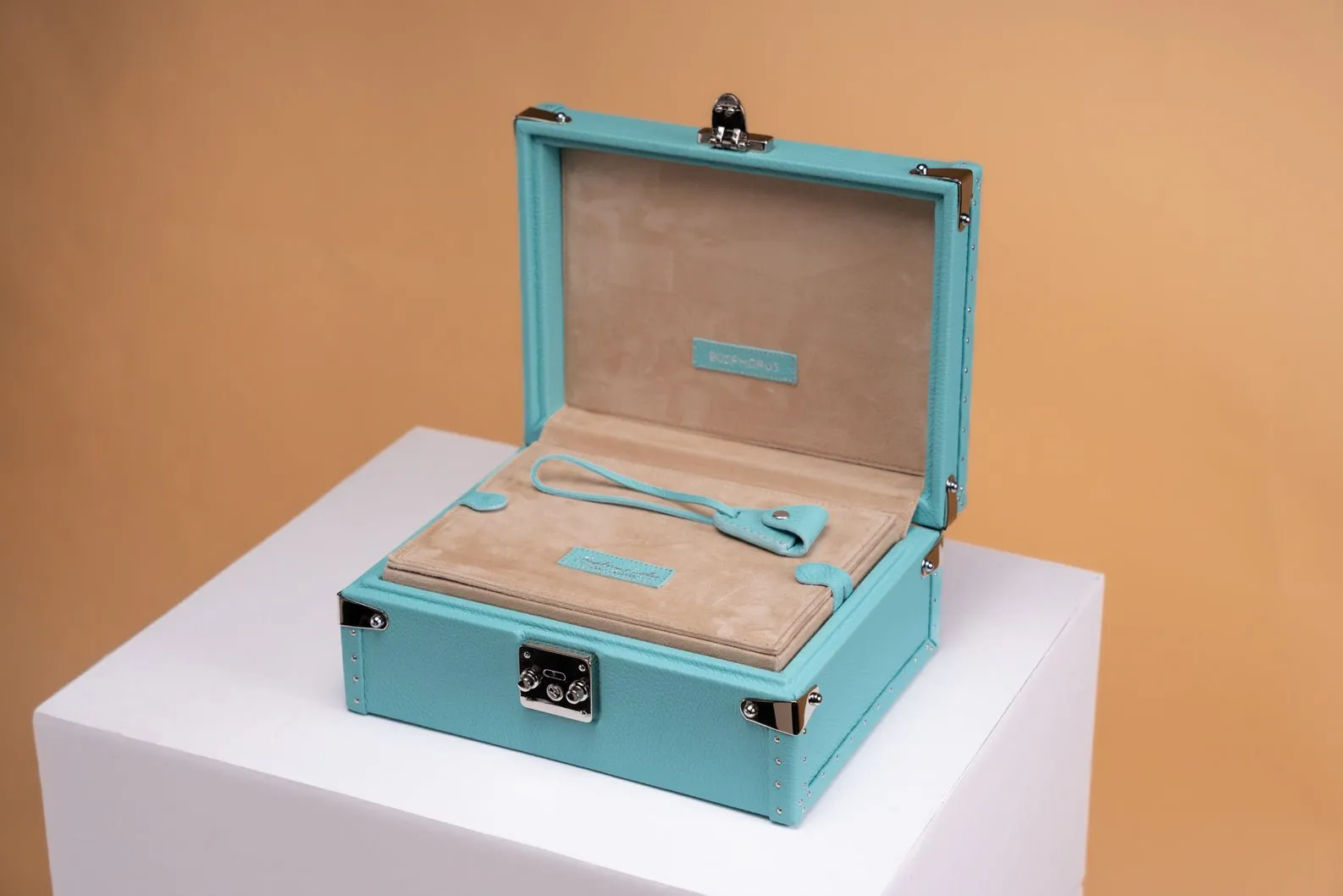 Petra Watch Case - Togo Tiffany Blue