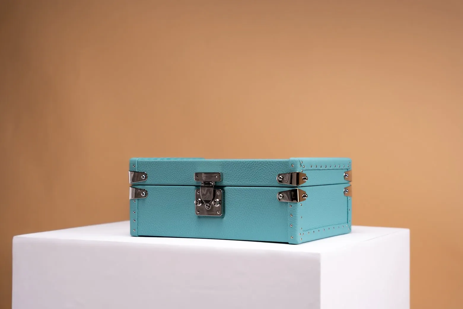 Petra Watch Case - Togo Tiffany Blue