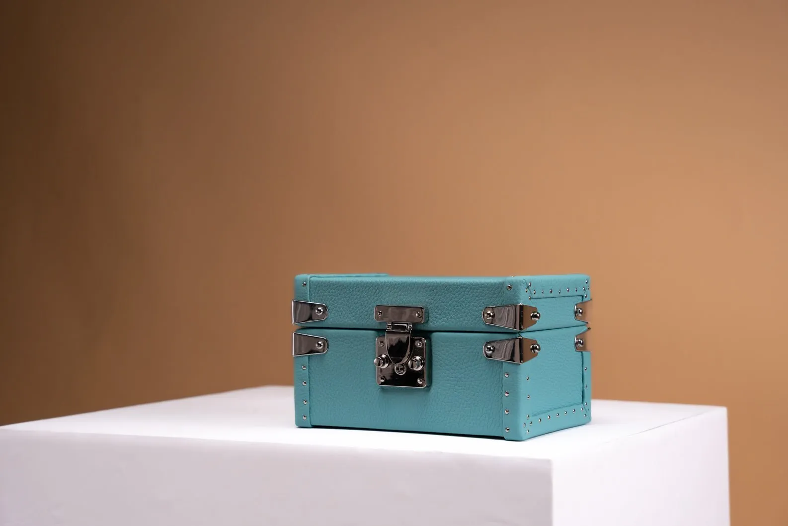 Petra Watch Case - Togo Tiffany Blue