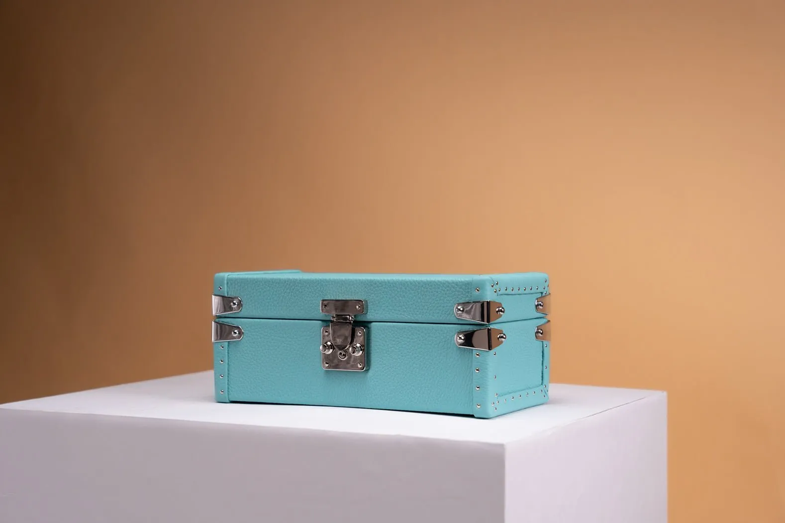 Petra Watch Case - Togo Tiffany Blue