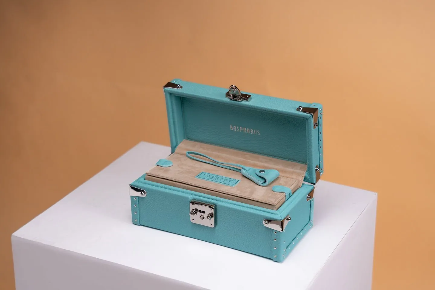 Petra Watch Case - Togo Tiffany Blue