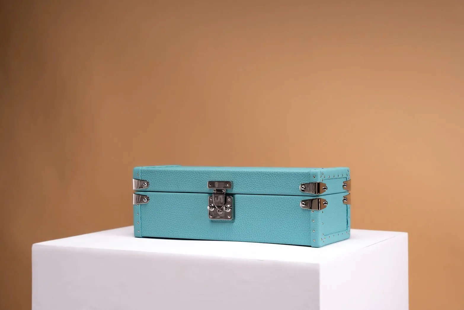 Petra Watch Case - Togo Tiffany Blue