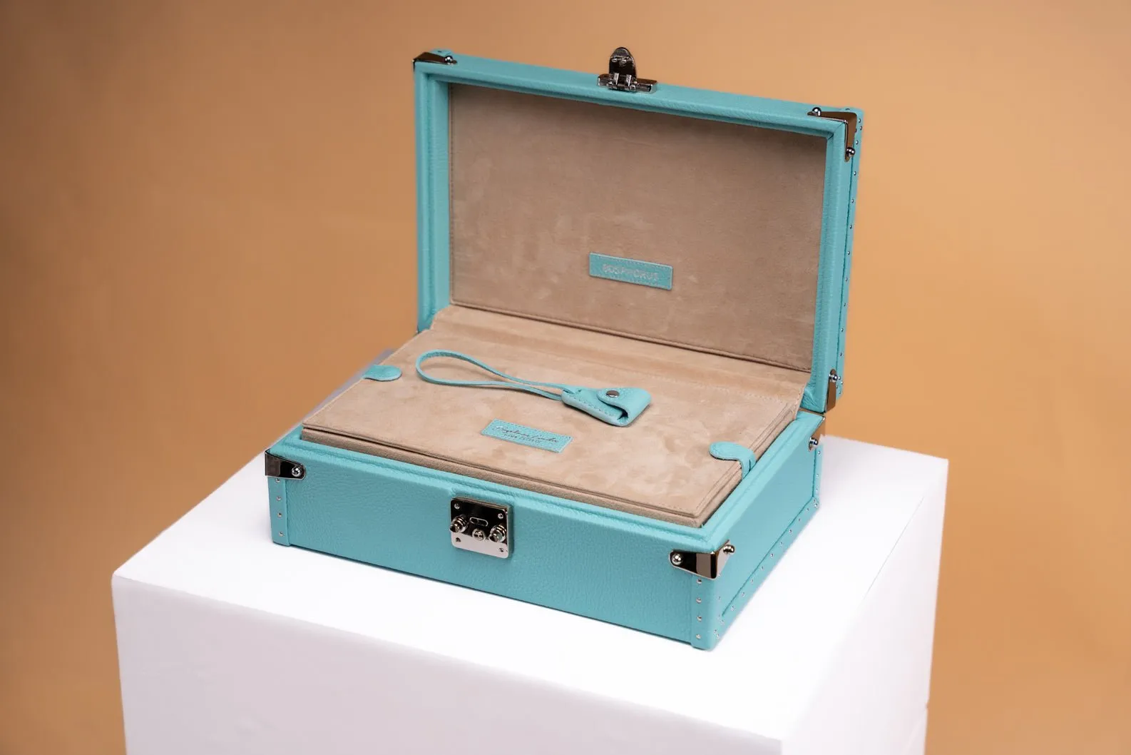 Petra Watch Case - Togo Tiffany Blue