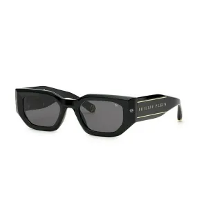 Philipp Plein Women's Smoke Grey Geometric Sunglasses