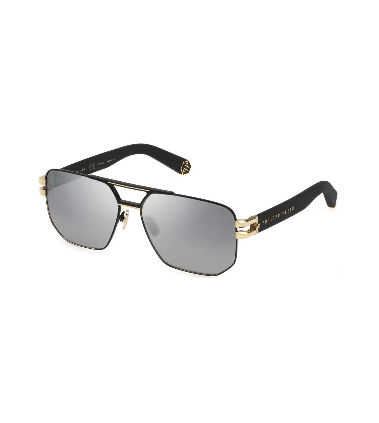 Philipp Plein Women's Smoke/Silver-mirrored Square Sunglasses